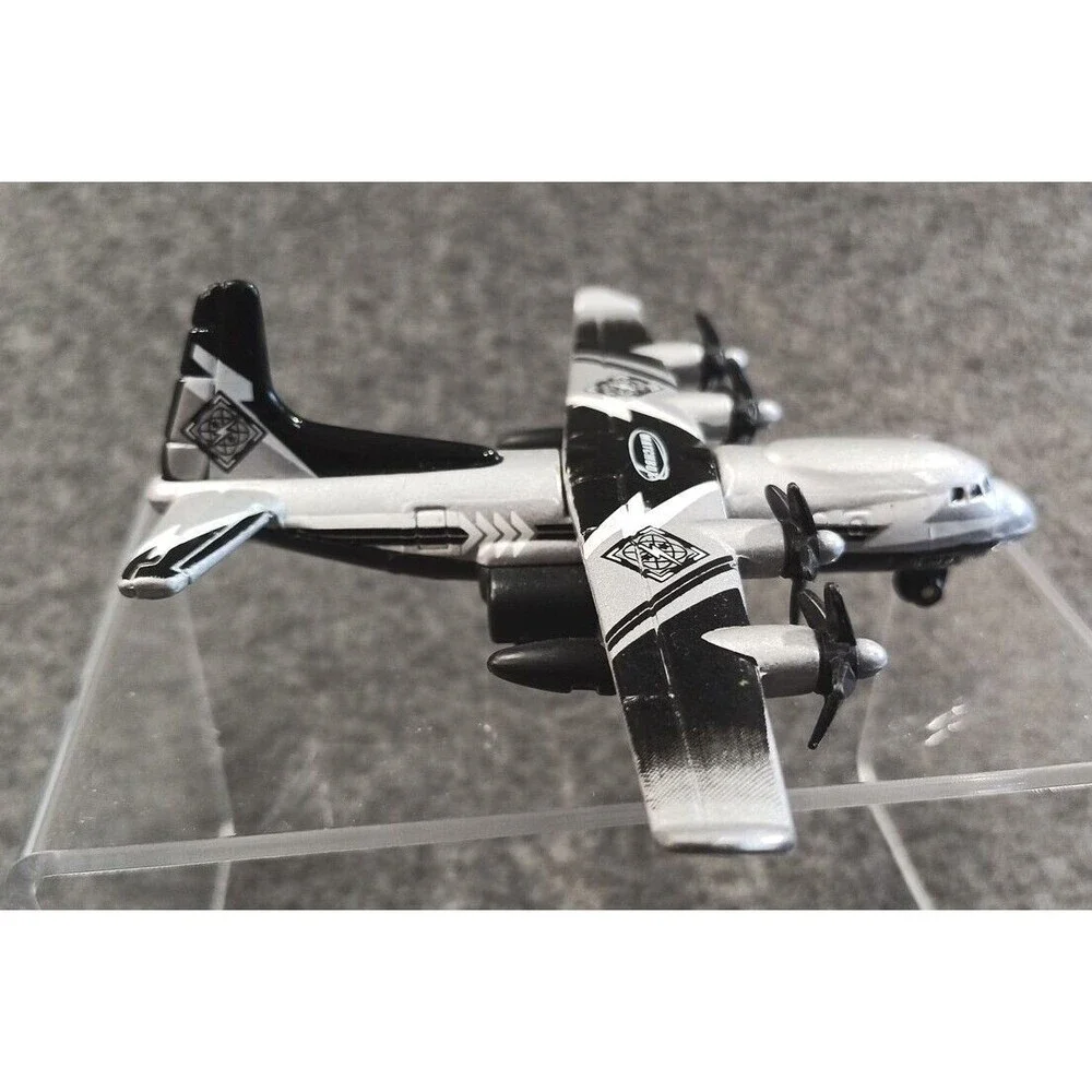 Die Cast Transport Plane, 2 Fighters & Military Helicopter Lot of 4 Mattel
